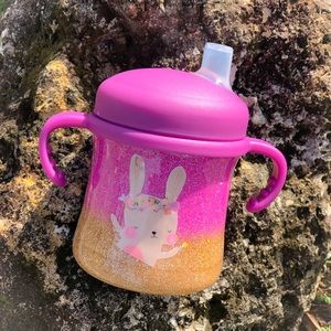 🎉CLEARANCE🎉 Bunny glittered sippy cup